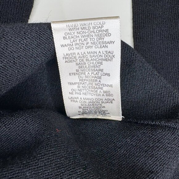 Michael Kors Womens Studded V Neck Pullover Sweater Size Medium Black Bling - Picture 4 of 8